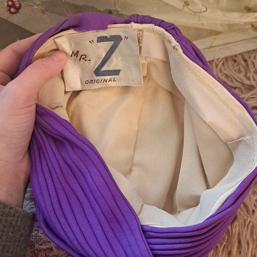 Vintage Mr "Z" Gatsby Turban Style Hat Union made - Picture 3 of 8